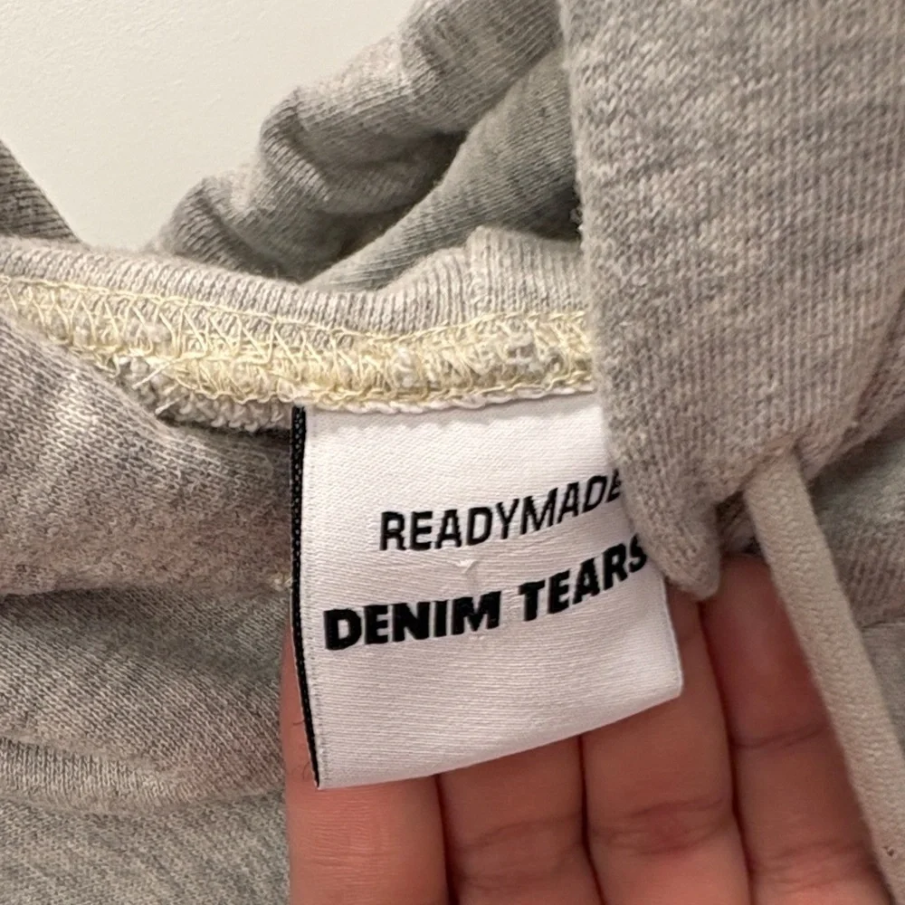 READYMADE TEARS GRAY HOODIE SWEATER.